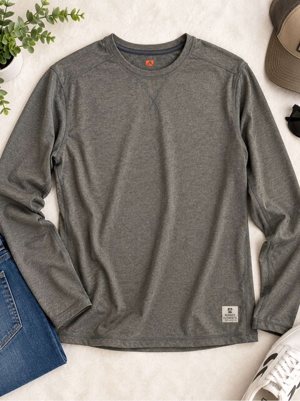 Rugged Elements Durable Utility Long Sleeve Performance Shirt